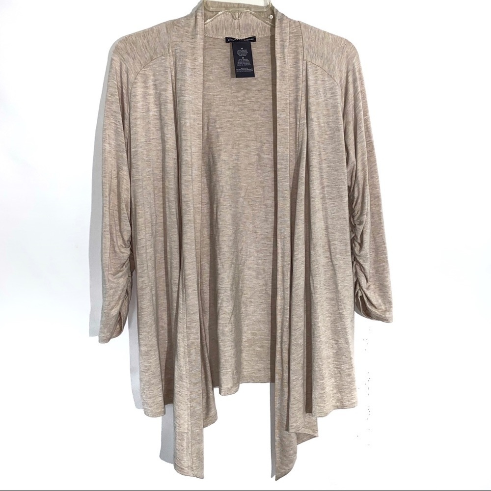 Chelsea & Theodore Cardigan Beige Size Medium